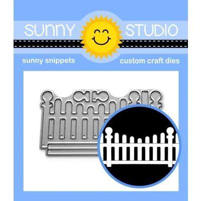 Sunny Studio Die - Scalloped Fence